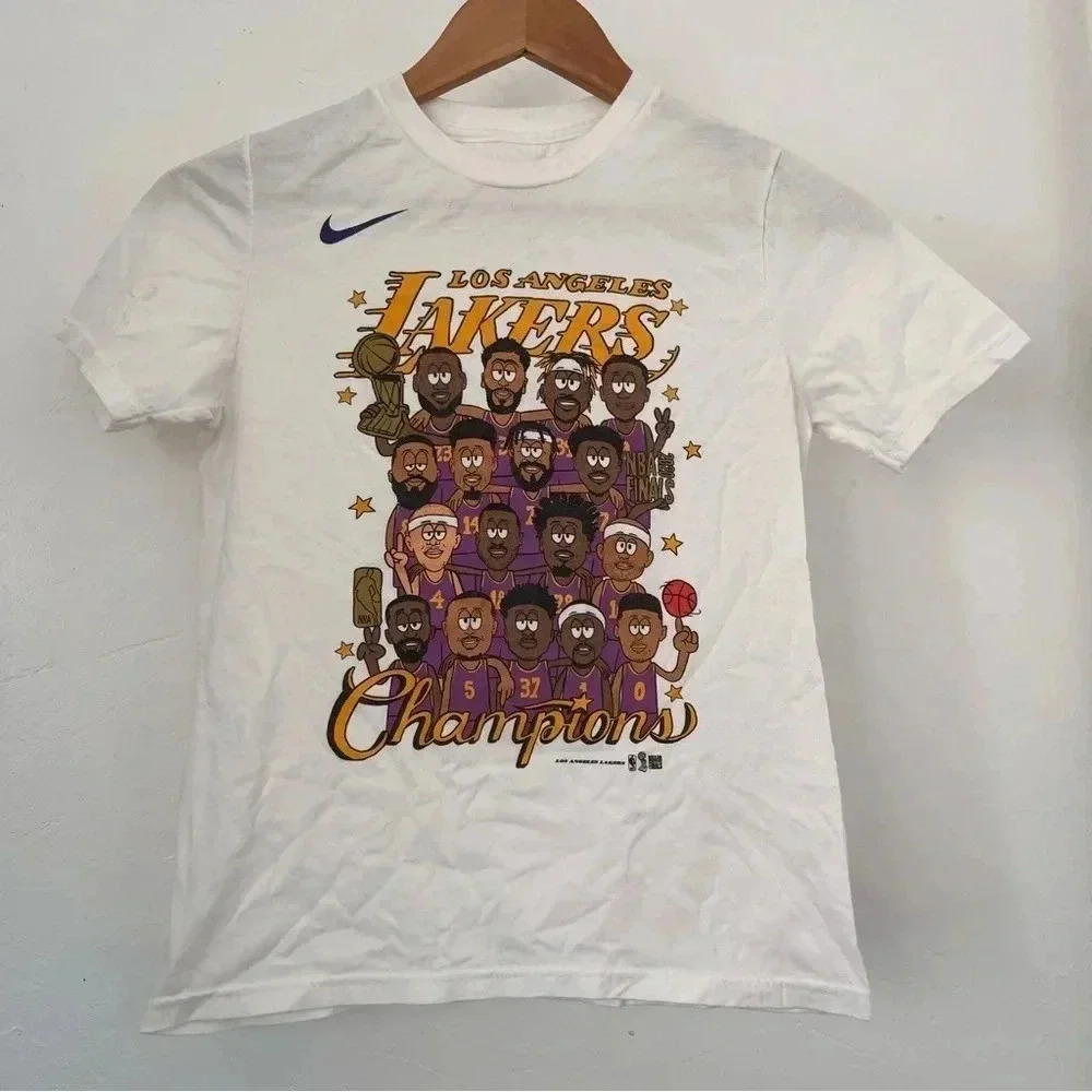 Nike Los Angeles Lakers Championship Roster Boys 10/12y M 2020 Finals Graphic